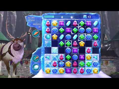 Frozen Free Fall: Snowball Fight Level 278 Walkthrough, , No Power Ups