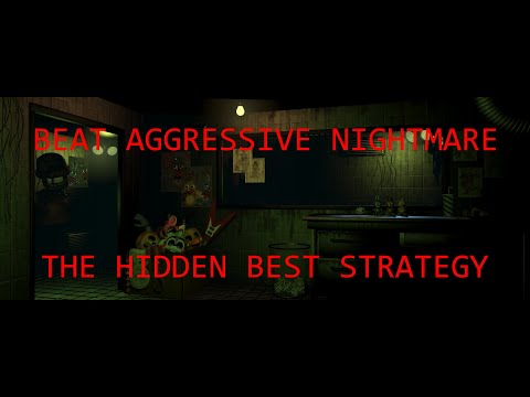 How to beat Aggressive Nightmare Mode - FNaF 3 Walkthrough | FNaF Academy