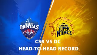 Chennai Super Kings vs Delhi Capitals - HEAD-TO-HEAD RECORD, STATISTICS | IPL 2020 | CSK vs DC