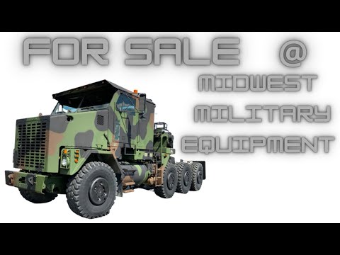 FOR SALE/WALK AROUND: 1994 Oshkosh M1070 8x8 HET Military Heavy Haul Tractor Truck Overhauled 2006