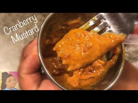 Cranberry Mustard Recipe | repurposing leftovers