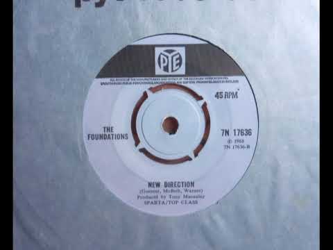 Psych B Side - THE FOUNDATIONS - New Direction - PYE 7N 17636 UK 1968 Dark Psych Gem - Not Pop!