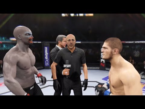 Crazy Worm vs. Khabib (EA Sports UFC 2) - CPU vs. CPU - Crazy UFC 👊🤪