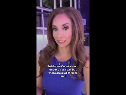 Rules and restrictions to open burning that must be followed in Marion County