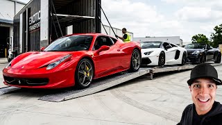 3 CARROS SAINDO DA GARAGEM… 