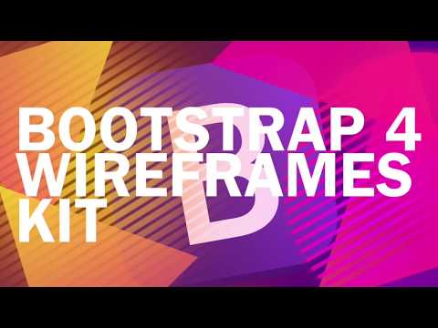 Bootstrap 4 blueprints ui kit HTML templates