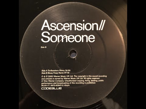 Ascension - Someone (Thrillseekers Remix) 2000