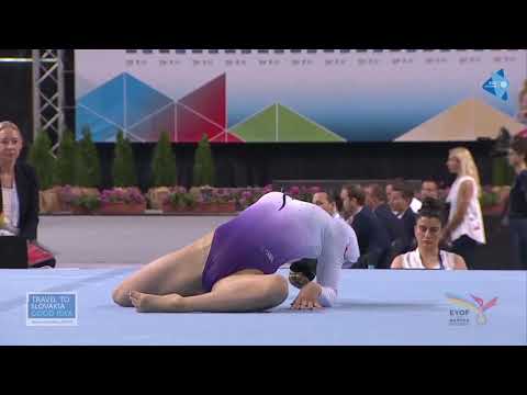 Samira Raffin from Switzerland 🇨🇭 - Floor Final - EYOF 2022