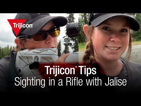 Trijicon Tip — Sighting in a Rifle With Jalise