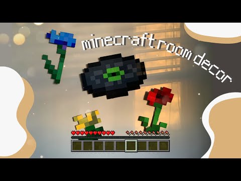 DIY MINECRAFT DISC AND FLOWERS ~ tutorial/paint with me tik tok inspired