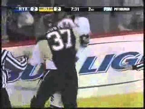 2007-2008 Pittsburgh Penguins Fights (Part 1/5)