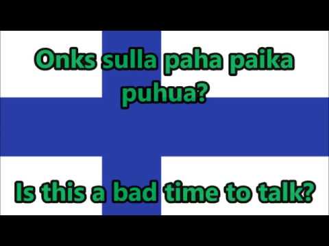 Numa Numa Finnish Version - English Translation