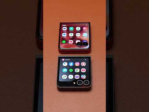 Galaxy Z Flip 6 vs Razr 60 Ultra Cover Screen Difference