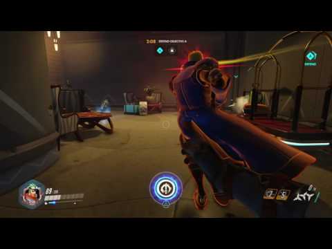 OVERWATCH: Genji 1v1 Soldier 76 cross-takedown
