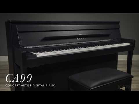 Kawai CA99 (Discontinued) Digital Piano Introduction - Grand Feel III Wooden Key Action
