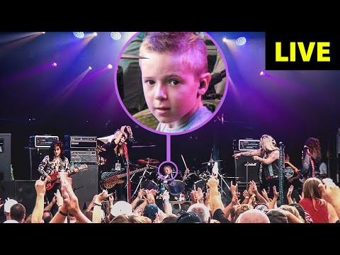 Sweet Child O' Mine - LIVE - Guns N' Roses (6 year old Drummer)