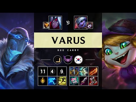 Varus ADC vs Tristana - KR Master Patch 25.21