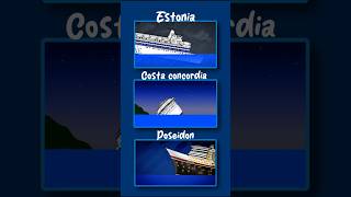 Download lagu Estonia,Costa concordia, Poseidon| Sleeping Sun | Sinking animation Flipaclip🚢 #shorts #sinkingships mp3