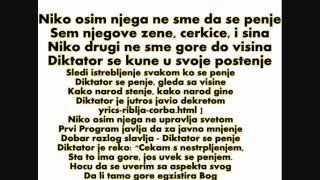 Riblja Corba-Diktator (lyrics-tekst)
