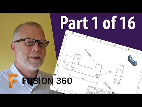 Learn Fusion 360 in a few hours. Part 1