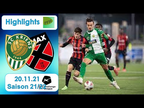Highlights: SC Kriens vs Neuchatel Xamax FCS (20.11.21)