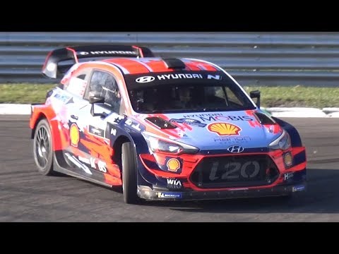 2019 Monza Rally Show: MASTERS' SHOW! - Neuville vs Sordo vs Mikkelsen vs Breen on Hyundai i20 WRC!
