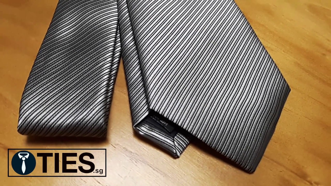 The Essential Silver Tie - Ties.sg