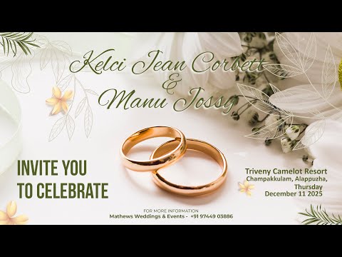 Kelci Jean Corbett & Manu Jossy  ||  Wedding Live Stream