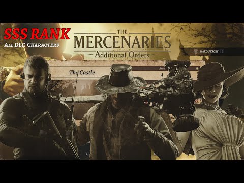 RE: Village "The Castle" SSS Rank Mercenaries Additional Orders All DLC Characters Walkthrough