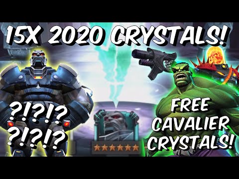 15x FREE 6 Star 2020 Cavalier Crystal Opening & 6 Star Crystal!!! - Marvel Contest of Champions