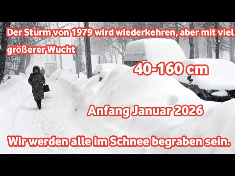 A harsh and historic winter with catastrophic snowstorms will hit Germany.