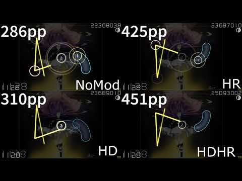 Halozy - Sentimental Skyscraper [Myouren Hijiri] (Hollow Wings) | nomod vs HD vs HR vs HDHR