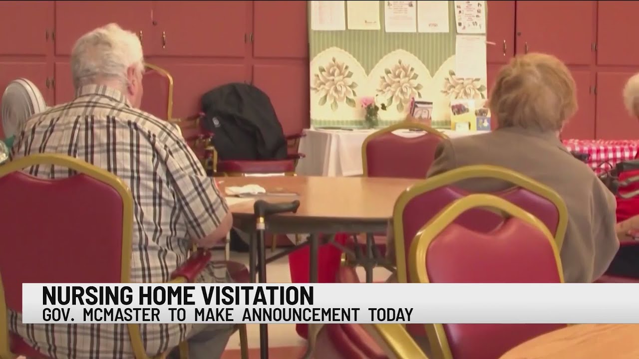 Gov. McMaster, DHEC officials, to announce guidelines for nursing home visitation to resume