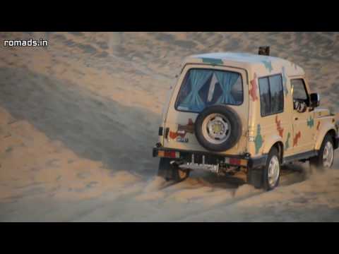 4/6 Sand Off Roading By Indian Army's 4x4 Gypsy, Sam Sand Dunes, Jaisalmer (2015-02-03)