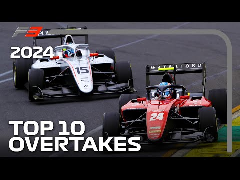 Top 10 Overtakes Of The 2024 F3 Season!