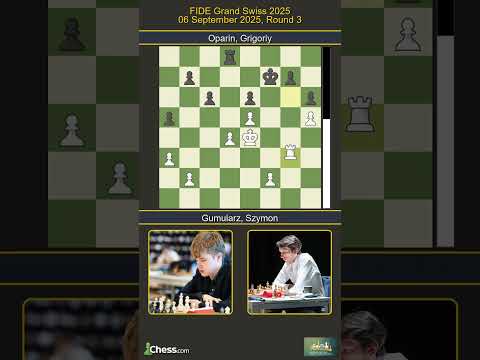 🇵🇱 Szymon Gumularz vs Grigoriy Oparin 🇺🇸 | FIDE Grand Swiss 2025 | Round 3