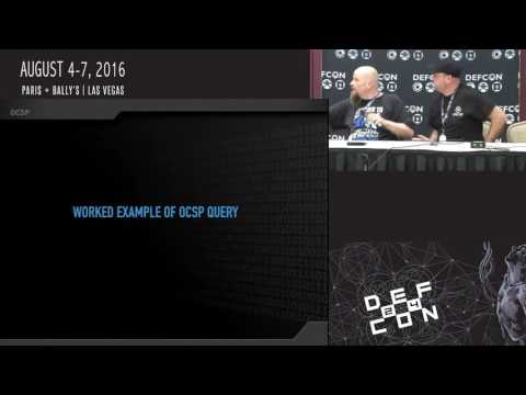 DEF CON 24 Crypto and Privacy Village - Mat Caughron, Trey Blalock - Revocation the Frailty of PKI