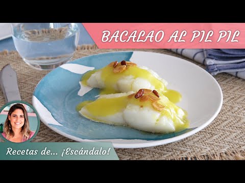 BACALAO AL PIL PIL tradicional, muy fácil y con trucos