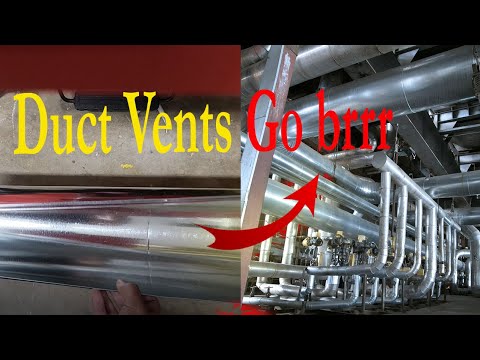 How to assemble Duct pipe with Foil tape seal