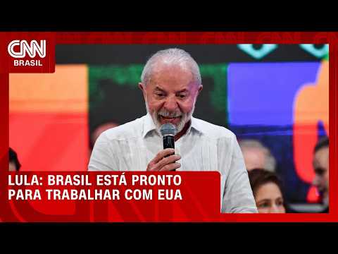 Brasil está preparado para trabalhar com EUA contra narcotráfico, diz Lula | CNN NOVO DIA