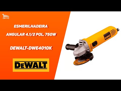 Esmerilhadeira Angular 4.1/2 Pol. 750W  com Maleta e 5 Discos - Video