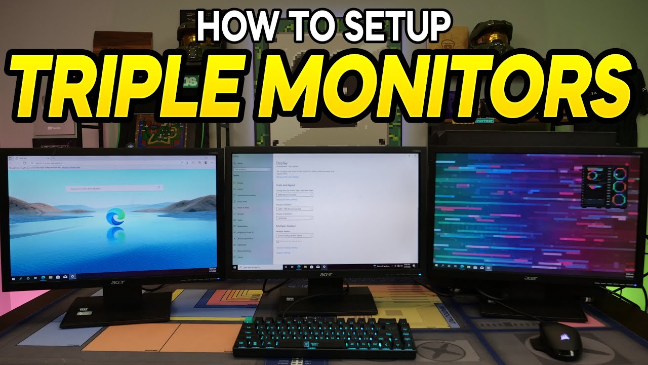 How To Setup Triple Monitors in 2022 - Multiple Step-By-Step