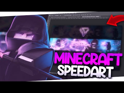 Creating a Minecraft Banner with Photoshop | Speedart [37]