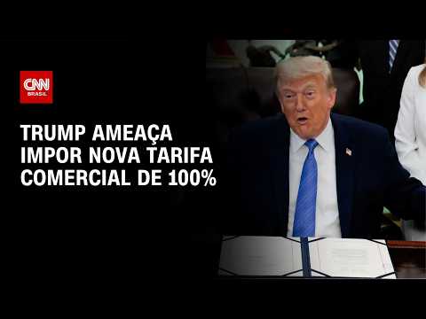 Trump ameaça tarifa de 100% a quem cobrar impostos sobre serviços digitais | CNN 360°