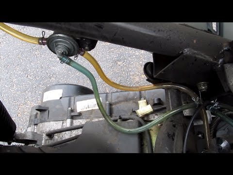 Taotao ATM150-A Evo scooter - replacement of fuel and vacuum lines