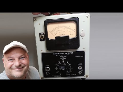 Radiometer RV33 vacuum tube voltmeter Test and Teardown (1950)
