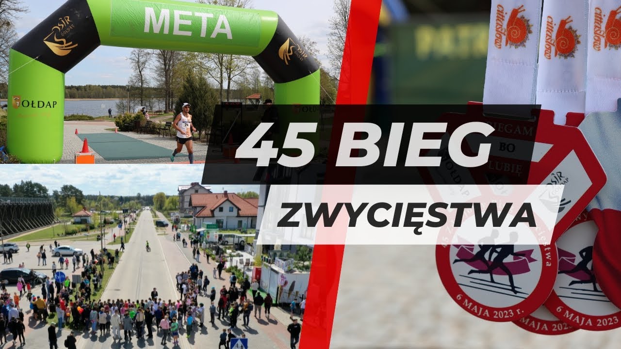 Młodzi i starsi, amatorzy i zawodowcy - Oglądaj relację z 45. Biegu Zwycięstwa w Gołdapi