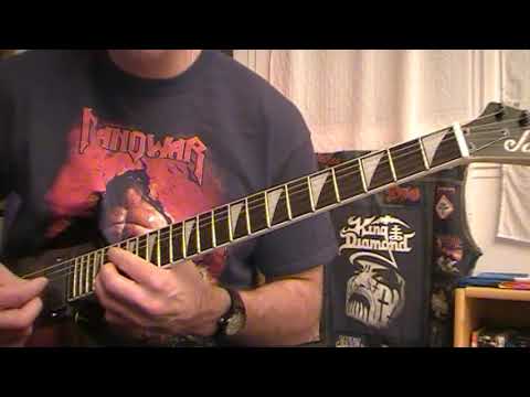 Manowar - Fight until we die (Guitar cover)