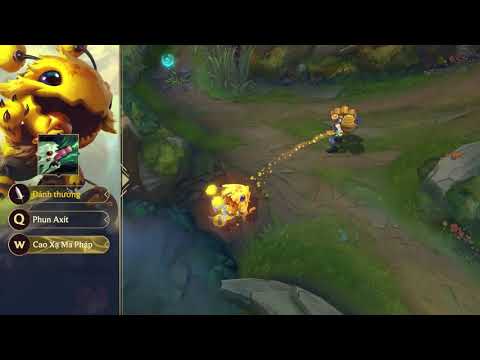 Skin Bee'Maw  "cute" lol lmht mới  cho bạn thích màu vàng mật ong