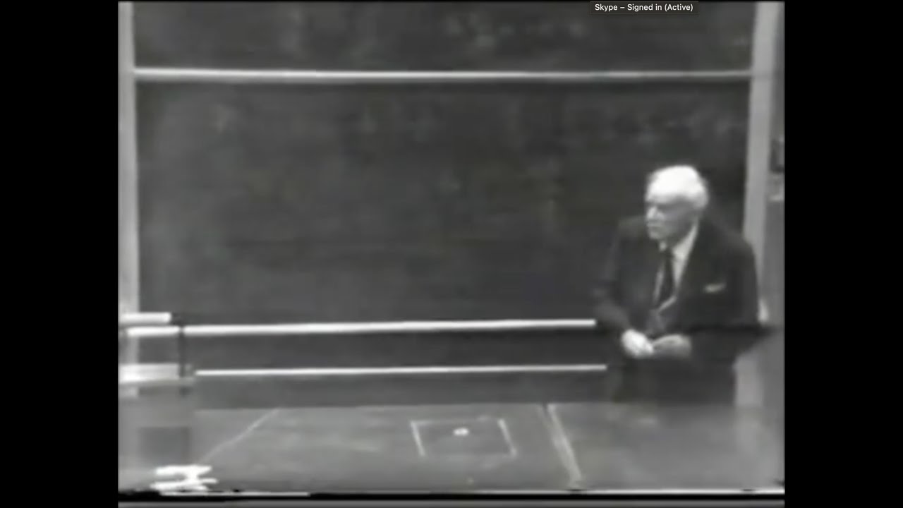 Dirac lecture 1 of 4 - Quantum Mechanics - very clean audio